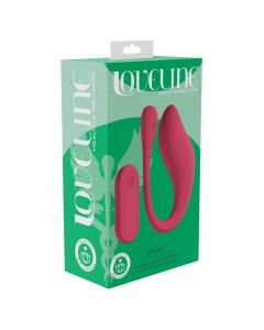 Loveline Velvet G-Spot Vibe W/ Remote Blue Display