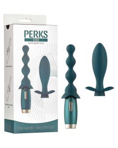 Perks Series Exo Anal Beads And Plug