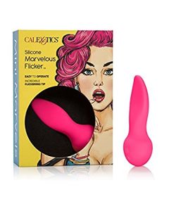 Mini Silicone Marvelous Flicker Vibration Hot Pink Cal Exotics