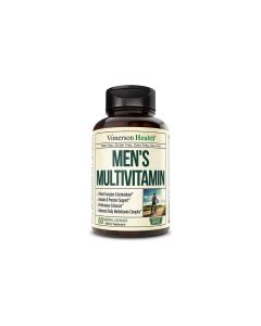 Mens Multivitamin with Zinc No Iron Vegetarian 60 Pills