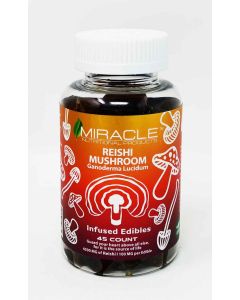 Miracle Reishi Mushroom Dietary Supplement 45 Gummies Jar