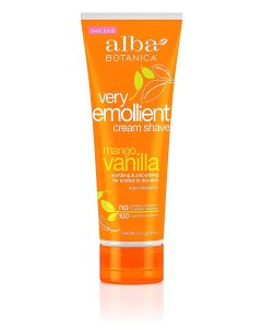 Very Emollient Mango Vanilla Soothing Cream Shave 8 Oz