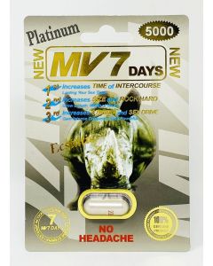 MV 7 Days Platinum 5000mg  Male Enhancement Capsule