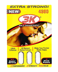 3 K Male Sexual Libido Enhancer 4800mg XT Super Strong Pill
