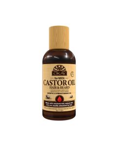 OKAY Beard & Hair Growth Castor Oil bottle