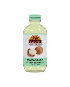OKAY Macadamia Oil 1oz for Skin and Hair