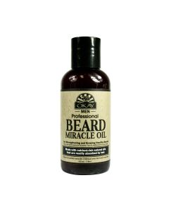 Front view of OKAY Men Professional Beard Miracle Oil 4oz bottle