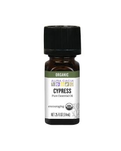 Organic Cypress Essential Oil bottle