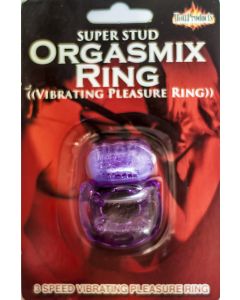Super Stud Orgasmix Penis 3 Speed Vibrating Pleasure Ring Water Proof