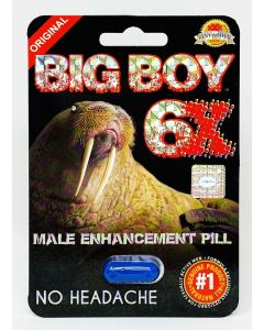 Big Boy 6X Max Power 7 Days Enhancement for Men 1 Pill