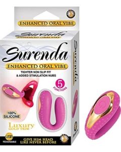 Surenda Enhanced Oral Vibe Silicone Pink Luxury