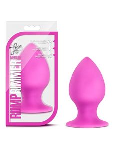 Luxe Rump Rimmer Medium Silicone Butt Plug Fuchsia