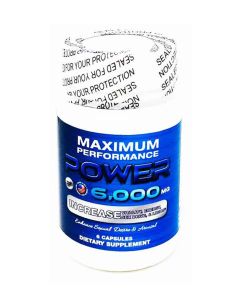 Power 6000mg Maximum Male Enhancement 6 Pills pack
