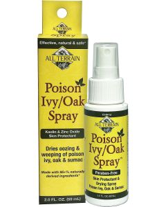 Natural Ingredients Poison Ivy Oak Relief Spray 2oz All Terrain both