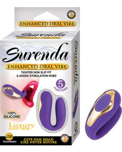 Enhanced Oral Vibe Silicone Purple Surenda