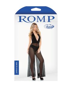 Halter Tie Jumpsuit Romp R510