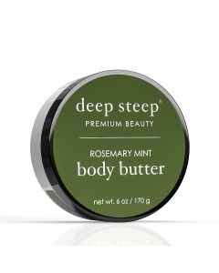 Rosemary Mint Vegan Body Butter 6 Oz Deep Steep Premium Beauty