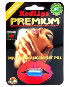 Red Lips Premium 1250mg  Triple Maximum Genuine Natural Enhancement for Men Pill 