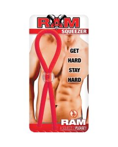 Squeezer Cock Ring Red Ram 