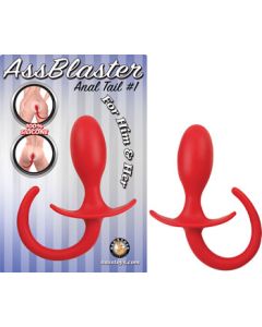 Anal Tail Red Silicone For Him and Her Ass Blaster