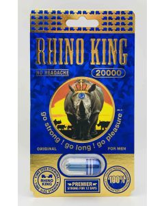 Rhino King 20000 Premier Strong Pill