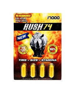 Rhino Rush 74 Male Enhancement Pills Main Fron