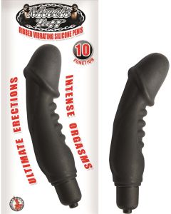 Ribbed Vibrating Silicone Penis 10 Functions Mack Tuff