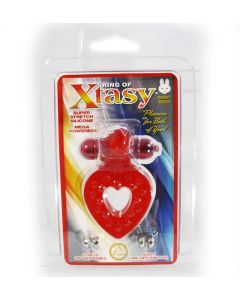 Ring of Xtasy Super Stretch Silicone Mega Powered Red