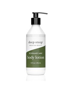 Rosemary Mint Vegan Body Lotion 10 Oz Deep Steep Premium Beauty