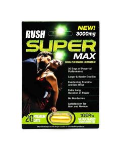 Rush Super Max 3000mg Male Sexual Enhancement Capsule