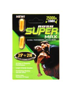 Rush Super Max Combo 2 Honey Sachets Plus 2 Pills Male Enhancer