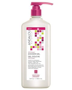 Sensitive 1000 Roses Soothing Shower Gel 32 fl oz Andalou Naturals