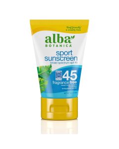 Sport Sunscreen Lotion 45 SPF Fragrance Free 4 Oz