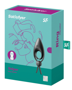 Satisfyer Sniper Black Silicone Cock Ring Vibrator 