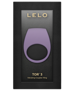 Lelo Tor 3 Violet Dust Vibrating Couples Cock Ring