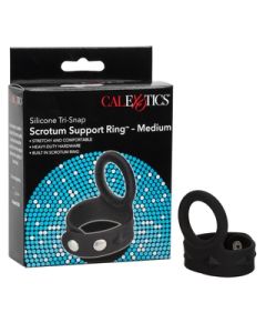 Silicone Tri-Snap Scrotum Support Ring - Medium