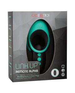 CalExotics Link Up Remote Alpha Vibrating 10 Function Cock Ring box