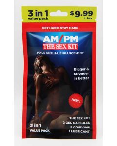 Am Pm The Sex Kit 3 in 1 Male Sexual Enhancement