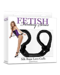 Fetish Fantasy Series Silk Rope Love Cuffs By Pipedream