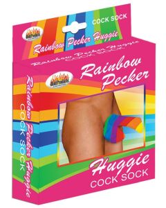 Rainbow Pecker Huggie Cock Sock