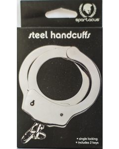 Spartacus Steel Handcuffs Single Locking With 2 Keys Game