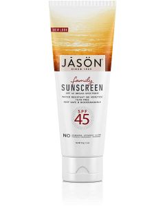 Family Sunscreen SPF 45 Broad Spectrum Water Resistant 4 Oz Jason