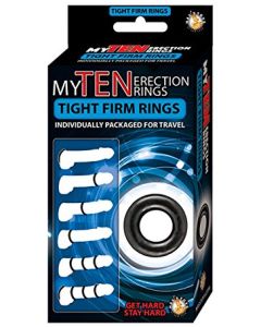 Erection Rings Clear Super Stretchy Pack of 10 My Ten