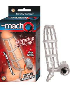 Cock Cage Clear Vibrating The macho