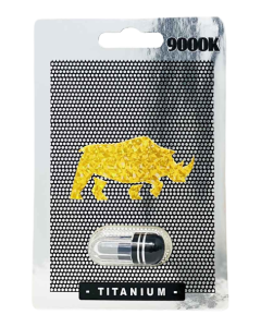 Titanium 9000K Male Sexual Enhancement Black Silver Capsule