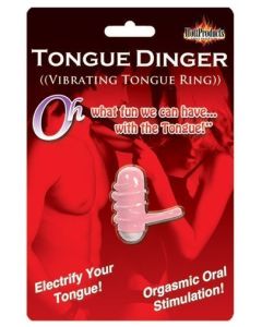 Tongue Dinger Vibrating Tongue Ring (magenta)