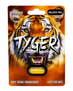 Tyger 46000mg Male Enhancement Gold Capsule