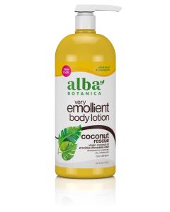 Very Emollient Coconut Rescue Body Lotion 32 Oz