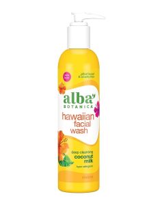 Hawaiian Facial Wash Deep Cleansing Coconut Milk 8 Oz