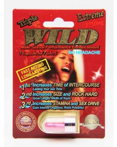 Triple Maximum Wild Extreme 1750mg Male Enhancement Red Pill